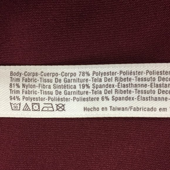 FREE PEOPLE MOVEMENT Maroon Sheer Mesh Inserts Pull On Leggings Pants - Picture 3 of 12